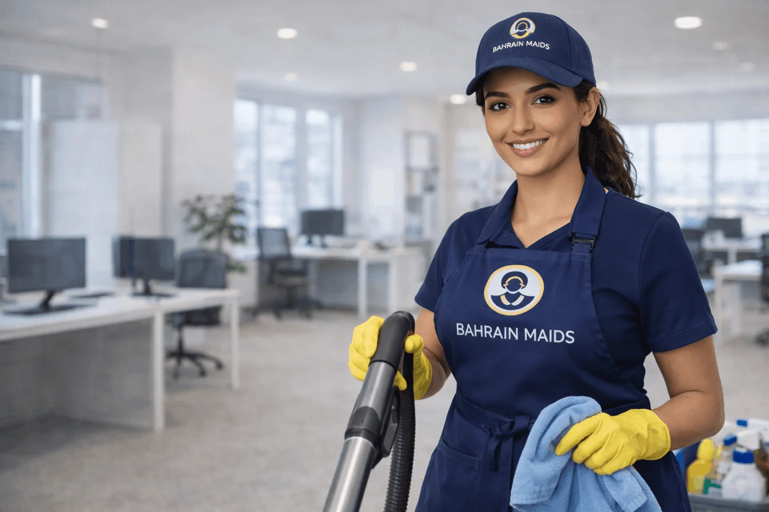 Professional office cleaning services in Bahrain by Bahrain Maids team